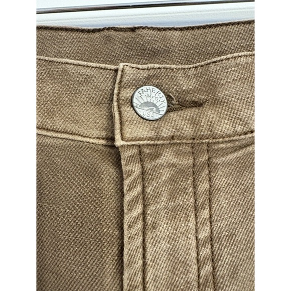 Faherty Men's 36x32 (34x32 Tag) Brown Stretch Terry 5-Pocket Chino Pants - Picture 5 of 9